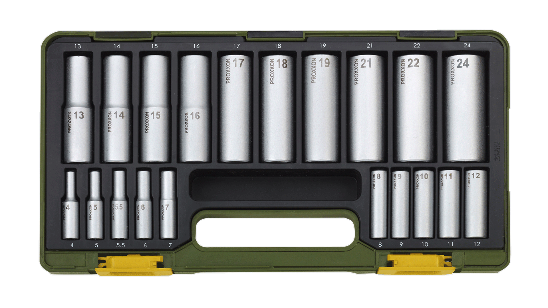 PROXXON Garnitura Gedor 4-24 - 1/4'', 1/2''