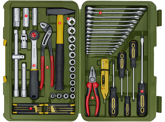 PROXXON Garnitura 44-delni KOVČEK