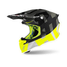 Airoh Twist 2.0 FRAME motokros čelada fluo
