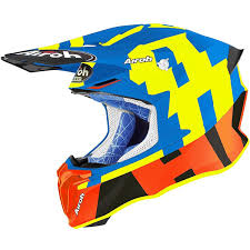 Airoh Twist 2.0 FRAME motokros čelada modra