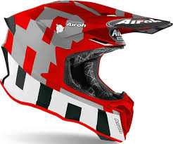 Airoh Twist 2.0 FRAME motokros čelada rdeča