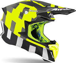 Airoh Twist 2.0 FRAME motokros čelada fluo