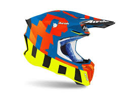 Airoh Twist 2.0 FRAME motokros čelada modra